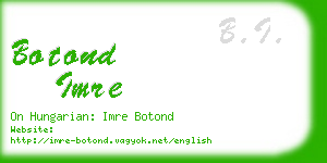 botond imre business card
